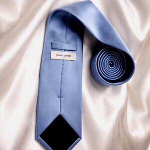 Blue Pierre Cardin 100% Silk Tie